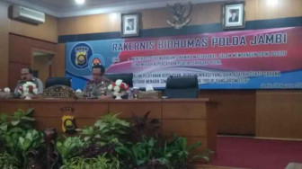 Kapolda Buka Rakernis Humas Polda Jambi 2018