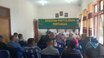 Sasaran Non Fisik TMMD ke-104 Kodim 0417/Kerinci Berikan Penyuluhan Pertanian