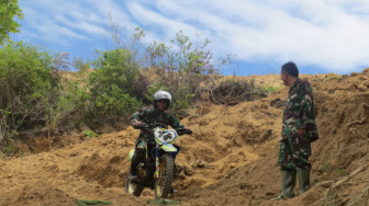 Dandim Kerinci Tinjau Pekerjaan TMMD