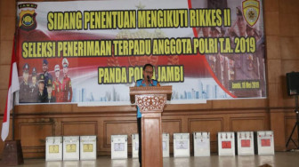 Kapolda Jambi Lakukan Monitoring Sidang Penentuan Mengikuti Rikkes Tahap II