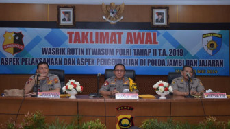 Kapolda Jambi Buka Kegiatan Taklimat Awal Wasrik Itwasum Polri