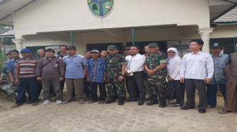 Warga Ladang Peris Antusias Sambut TMMD