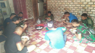 Riyanto Bahagia Bisa Makan Bareng Tentara