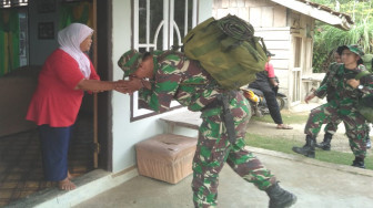 Tim Satgas Mulai Tinggal di Desa Ladang Peris