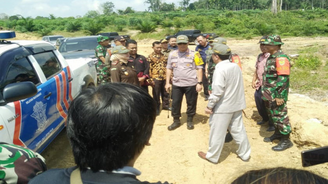 Bupati dan Dandim Tinjau Pembukaan Jalan TMMD 105 Kodim/BTH