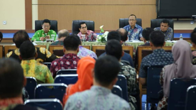 Gelar Rapat Evaluasi Realisasi APBD 2019, AJB Cermati Capaian Kinerja SKPD