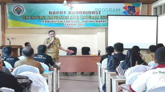 Dinas PMD Tanjab Barat Gelar Rakor TIK Program Inovasi Desa