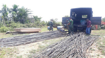 Warga Desa Lango Antusias Sambut Pra TMMD 108