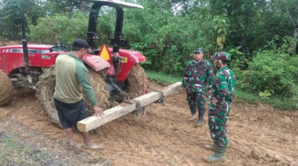 Dandim 0105/Abar Tinjau Pelaksanaan Pra TMMD 108 di Desa Lango