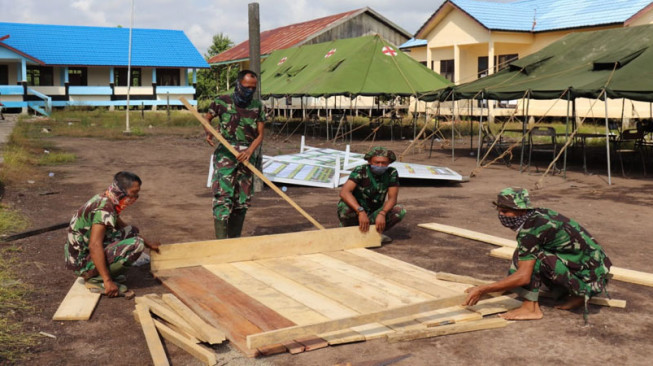 Posko TMMD Labuhan Pering Mulai Disiapkan