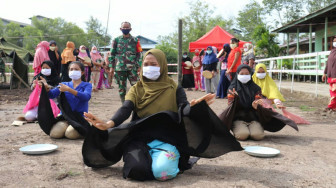 Jelang Kunjungan Wasev TMMD, Satgas Siapkan Tarian Sekapur Sirih