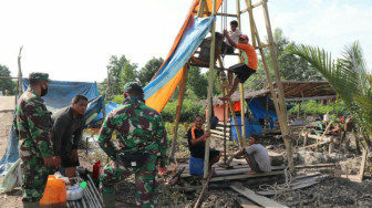 Membangun Desa Labuhan Pering melalui TMMD