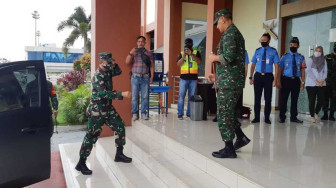 Danrem 042/Gapu Sambut Kunjungan Tim Wasev TMMD 108 Kodim Tanjab