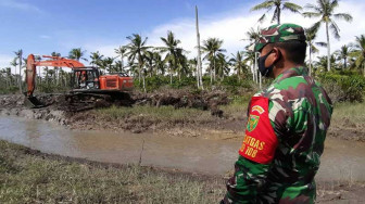 Dansatgas TMMD Cek Perkembangan Pembukaan Jalan