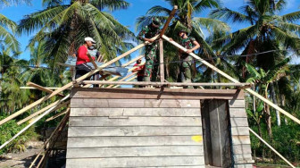 TMMD Rehab Rumah Ibu Bondeng, Wujud Nyata TNI Dalam Sukseskan Pembangunan