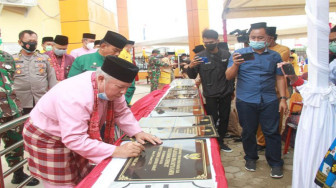 Bupati Tanjab Barat Resmikan Bank 9 Jambi di Kecamatan Tebing Tinggi