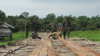 Satgas TMMD 110 Kodim Batanghari Diminta Tambah Semangat