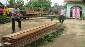 Papan Bedah Rumah TMMD 110 Kodim Batanghari Sudah Datang