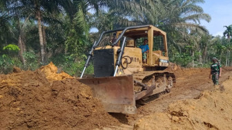 Jalan Mekarjaya - Talangbelido Mulai Diratakan