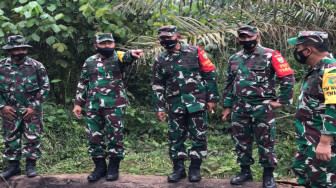 Tim Wasev Mabes TNI Kunjungi Lokasi TMMD 110 Kodim Batanghari