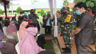 Mayjen TNI Harianto Ingin Santri Ponpes Jaharul Falah AlIslamy Jadi Polwan dan Kowad