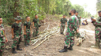 Kolonel Ibnu Uji Ketangkasan Satgas TMMD