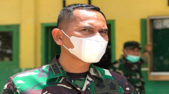 Ponpes Jaharul Falah Al Islamy ke-17, Dansatgas TMMD Sampaikan Ucapan Selamat