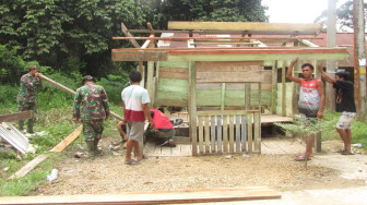 Poskamling Titik 3 Desa Sungaiterap Diperbaiki