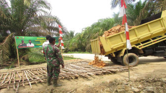 Penimbunan Galar di Lokasi TMMD Mulai Dilakukan