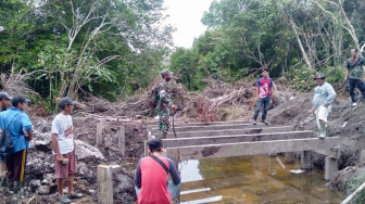 Warga Riang Jalan Sungaiterap – Sungaigelam Akhirnya Tembus