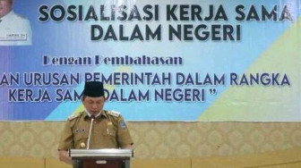 Hairan Buka Sosialisasi Kerja Sama Dalam Negeri