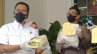 Polda Jambi Musnahkan 13.5 Kg Sabu Jaringan Antar Provinsi