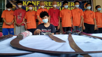 Polresta Jambi Tumpas Kelompok Gank Motor Sadis