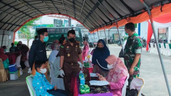 Pemkab dan Kejari Batanghari Gelar Vaksinasi