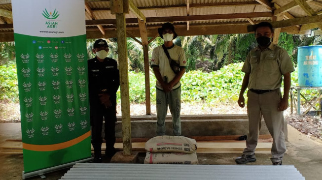 Asian Agri Pugar Makam Keramat Datuk Amang Kuning dan Ratu Mayang Sari