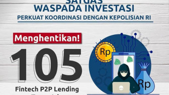 SWI Temukan 18 Entitas Investasi Ilegal, 105 Pinjaman Online Ilegal Ditutup
