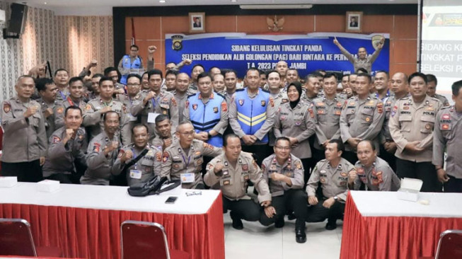 57 Personel Bintara Polda Jambi Bakal Ikut Pendidikan Perwira