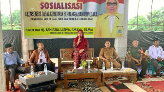 Anggota MPR RI Saniatul Lativa Sosialisasi Empat Pilar MPR di Kelurahan Beliung, Alam Barajo, Kota Jambi