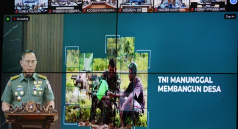 Gelar TMMD di 50 Wilayah Kabupaten dan Kota, Kodam Sriwijaya Rakernis