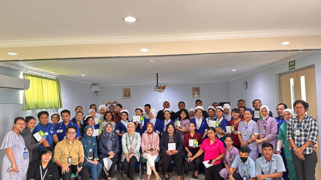 BPJS Ketenagakerjaan Cabang Jambi Sosialisasi Aplikasi JMO di RS St. Theresia   .