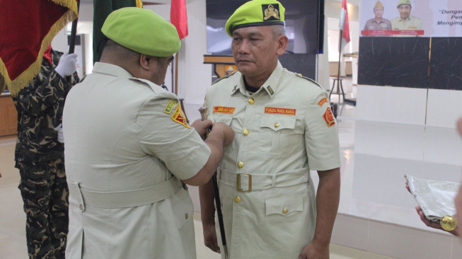 Jhon Eka Powa Nakhoda Baru  Pemuda Panca Marga Provinsi Jambi, Mewujudkan Jambi Mantap se Mantapnya.