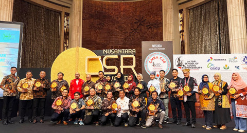 Konsisten Perangi Stunting dan Kemiskinan, Pertamina EP Jambi Field Sabet Dua Penghargaan Nusantara CSR Award 2024
