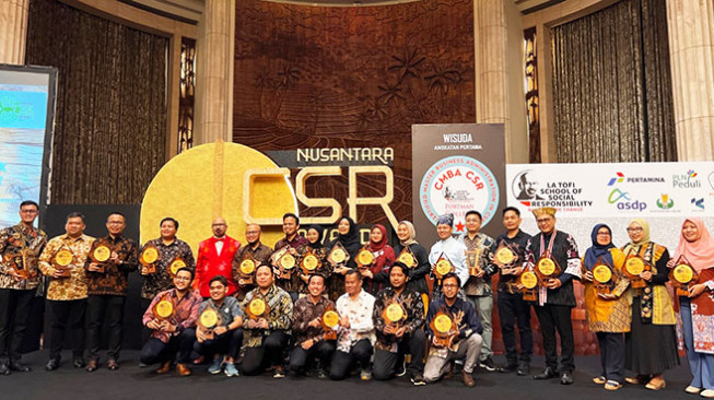 Konsisten Perangi Stunting dan Kemiskinan, Pertamina EP Jambi Field Sabet Dua Penghargaan Nusantara CSR Award 2024