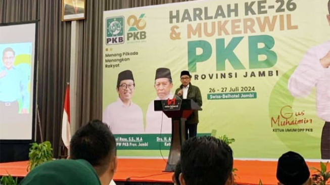 Peringati Harlah Ke-26 & Muskerwil PKB Jambi, Faisol Riza : Target Kita Memenangkan Pilkada 2024