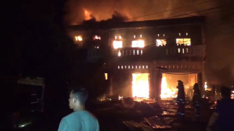 Heboh Kebakaran di Mayang Ujung, Warga Dengar Dua Kali Suara Ledakan
