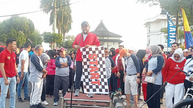 Jalan Santai dan Sepeda Santai Meriahkan HUT 79 Kemerdekaan RI