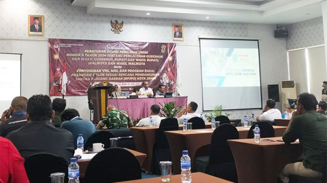 KPU Kota Jambi Gelar Sosialisasi Peraturan KPU Nomor 8 Tahun 2024