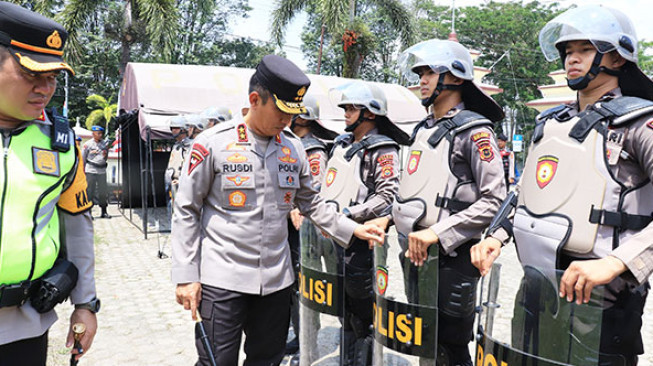 Kapolda Jambi Cek Kesiapan Pengamanan Pilkada di Polres Bungo dan Merangin