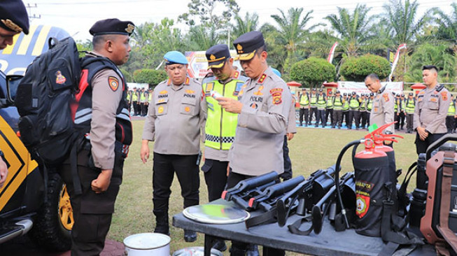 Kapolda Jambi Cek Kesiapan Pengamanan Pilkada di Polres Kerinci dan Sarolangun