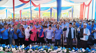 Tim Pemenangan Kabupaten Tebo Dilantik, Al Haris Ingatkan Tim Sukses Bukan Berperang di Medsos